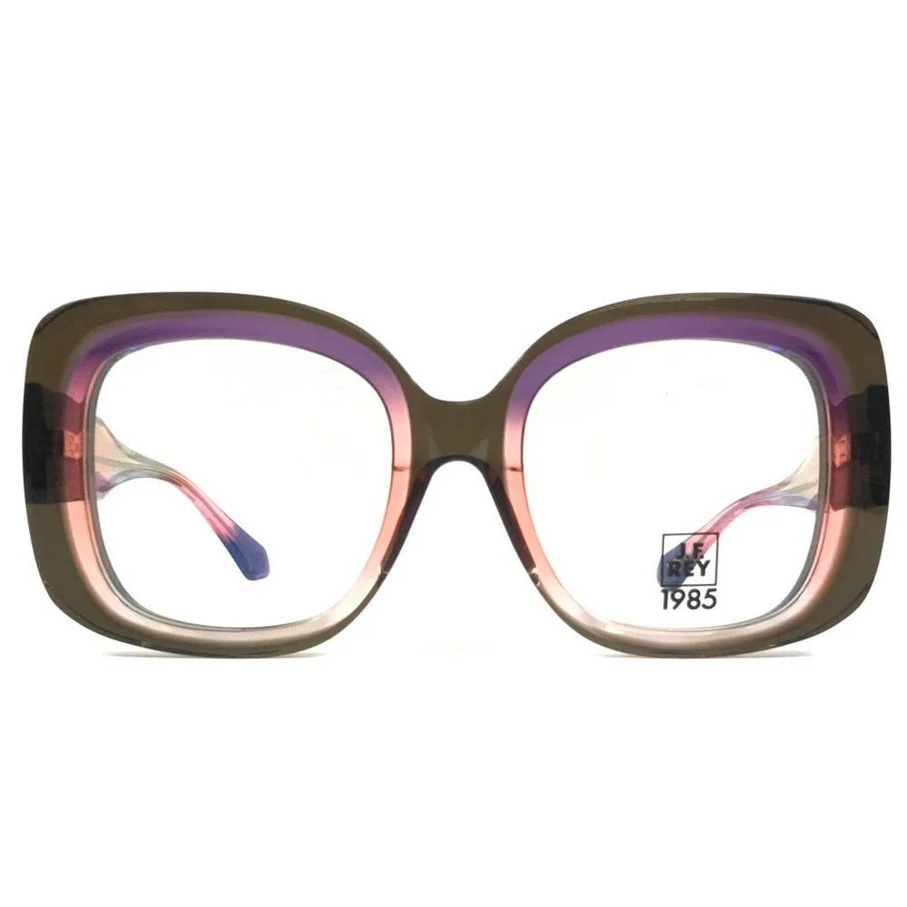 J.F. Rey Eyeglasses Frames CHARLOTTE 0082 BL Blush Brown Pink Purple 52-21-143